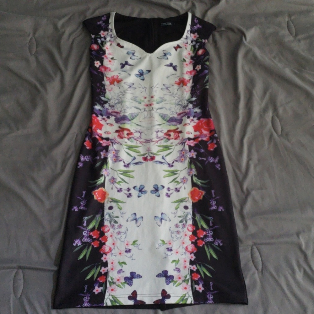 Butterflies and floral print